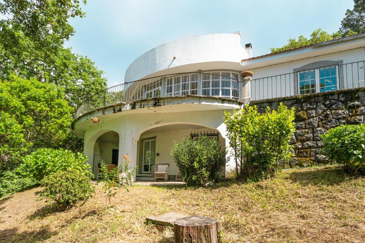 Quinta biológica, com vista, na Serra de Sintra Exterior foto